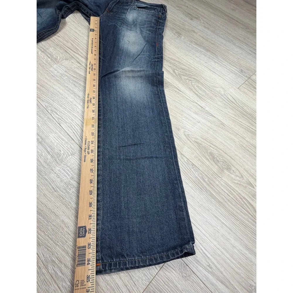 True Religion Vintage Straight Jeans Mens 33 Blue Denim Cotton MDE859LA8‎